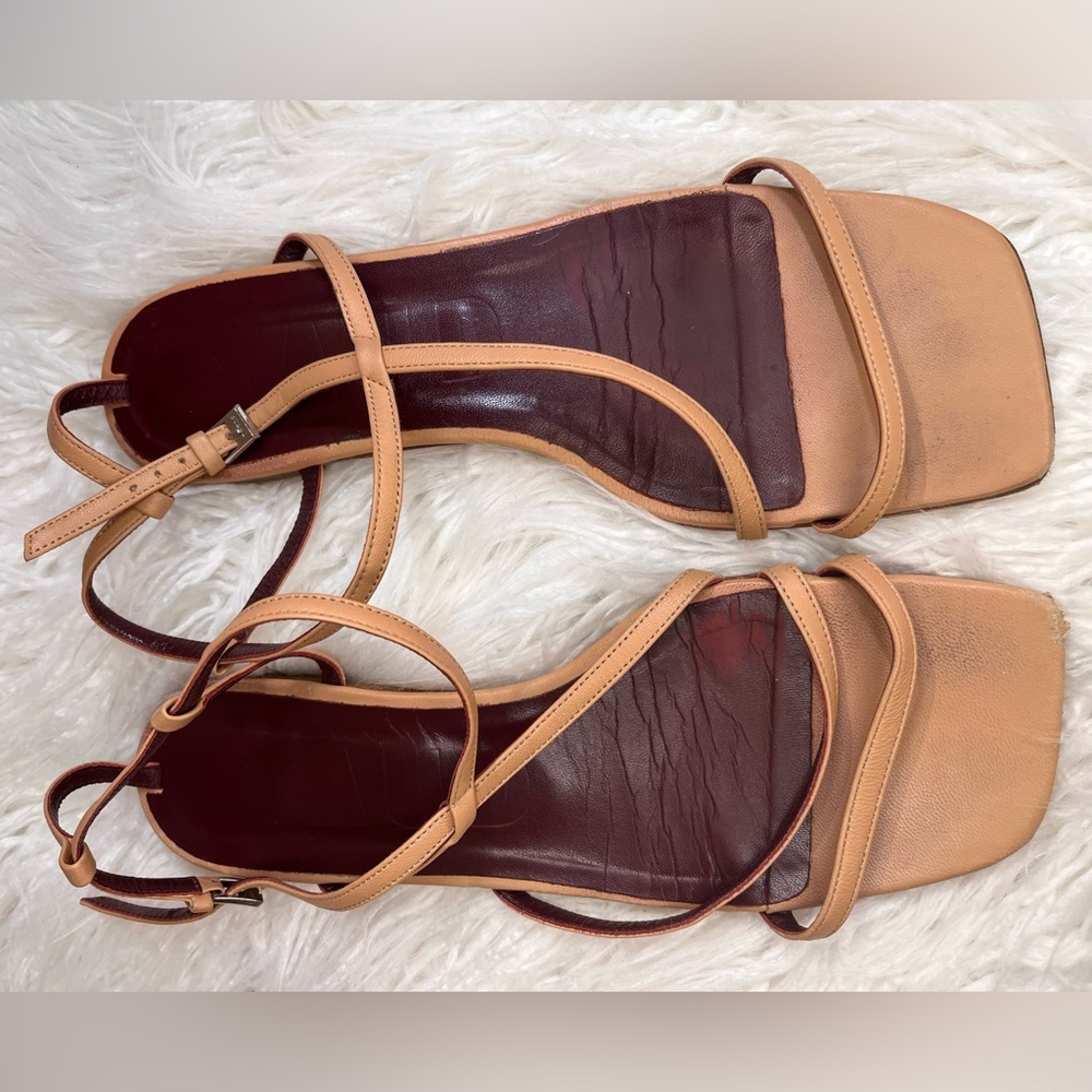 STAUD Tan Strappy Heels - Picture 2 of 5